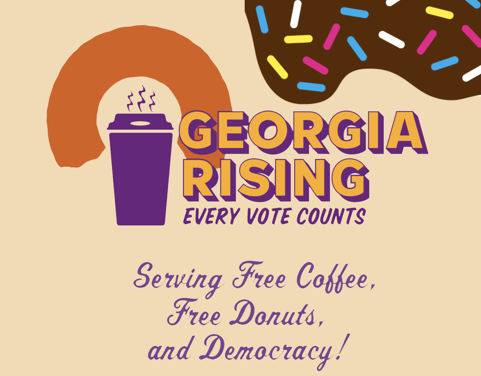 Branding for Georgia Rising — Every Vote Counts